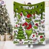 Custom Name Grinch Xmas Blanket