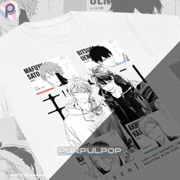 Given Ritsuka Mafuyu Haruki Akihiko Manga Shirt