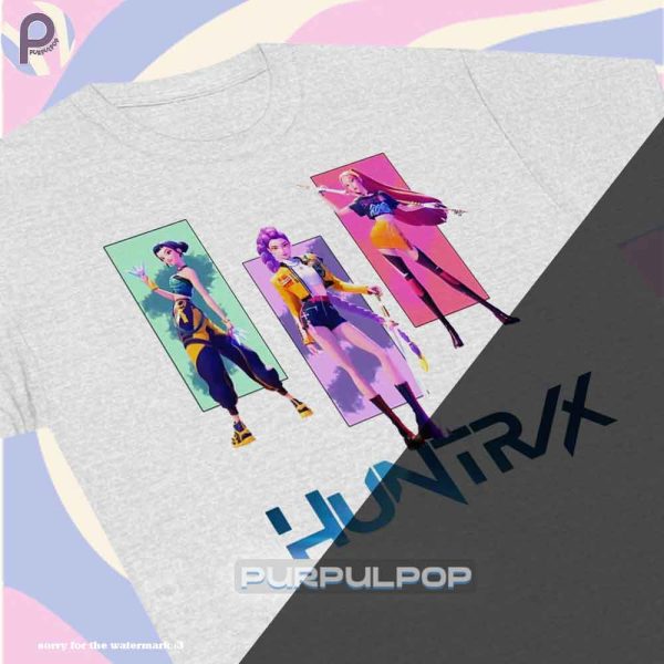 Huntrix Rumi Zoey Mira Kpop Demon Hunters Shirt