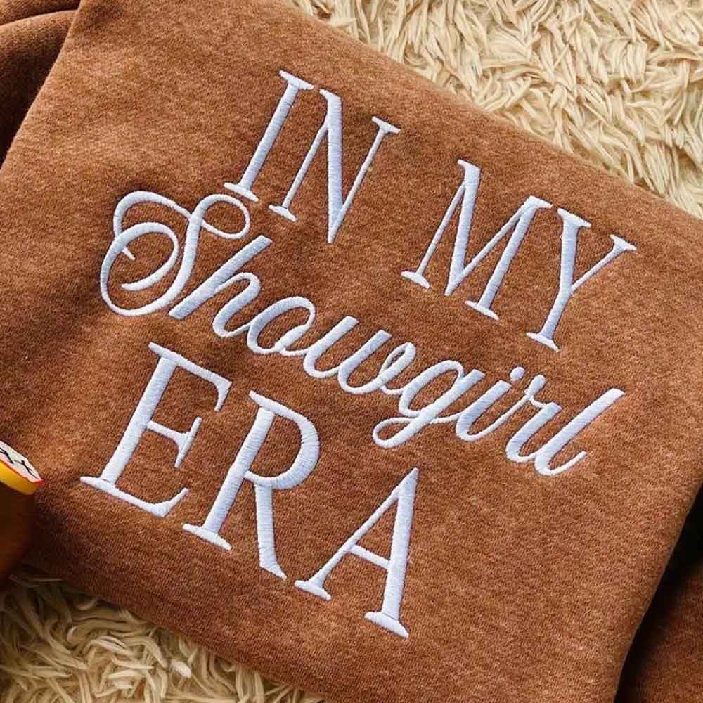 In My Showgirl Era TS12 Embroidered Shirt In My Showgirl Era TS12 Embroidered Shirt