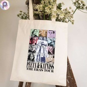 Peeta and Katniss Tote Bag