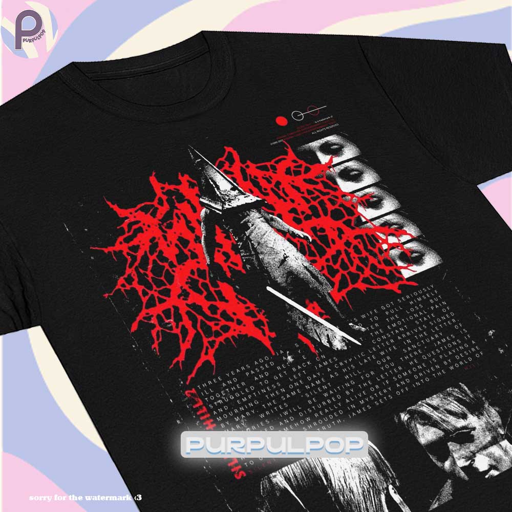 Silent Hill Horror Movie Pyramid Head Metal Shirt Silent Hill Horror Movie Pyramid Head Metal Shirt