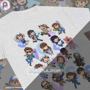 Stranger Things Chibi Character Shirt