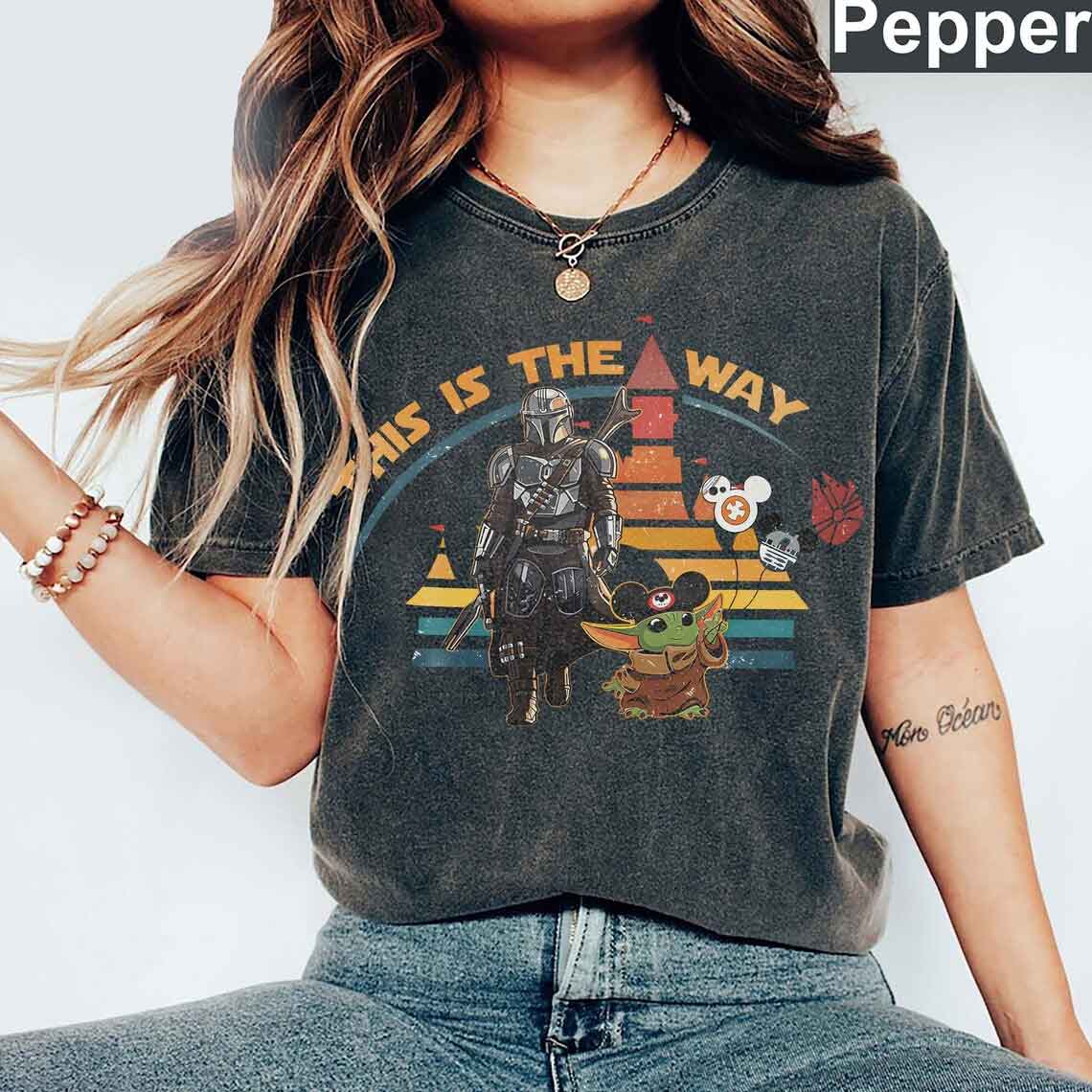Comfort Colors This Is The Way Star Wars Shirt Comfort Colors This Is The Way Star Wars Shirt