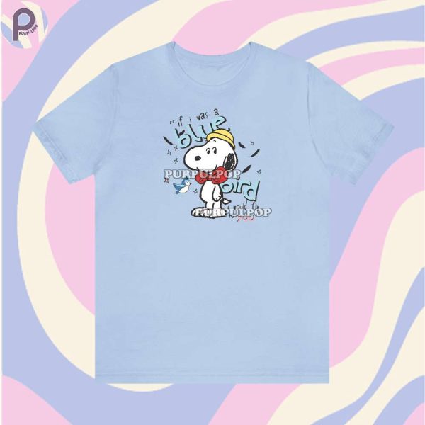 Snoopy Blue Bird Shirt