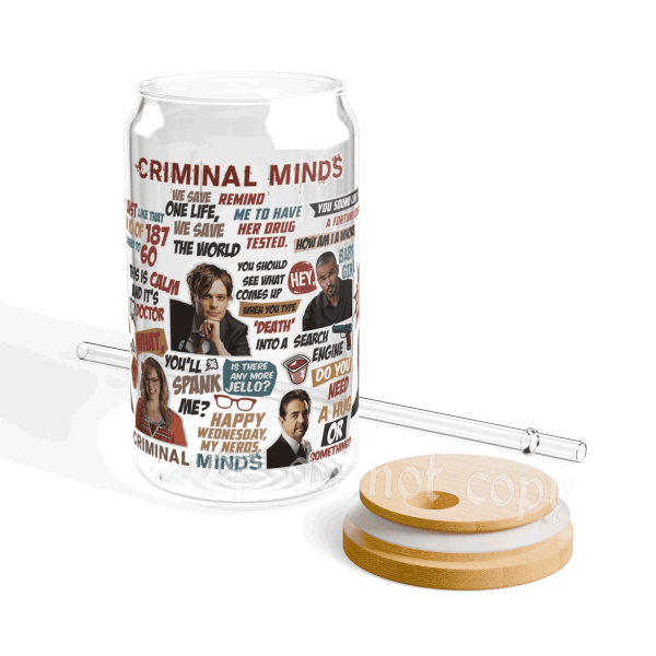 Criminal Minds Movie Glass Can