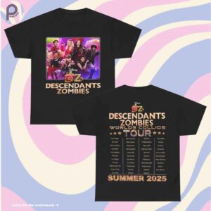 Descendants Zombies Worlds Collide Tour Summer 2025 Shirt