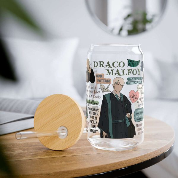 Draco Malfoy Harry Potter Glass Can