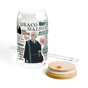 Draco Malfoy Harry Potter Glass Can