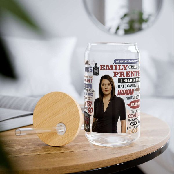 Emily Prentiss Criminal Minds Glass Can