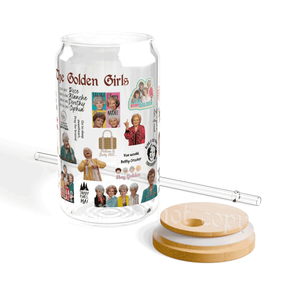 Golden Girls Glass Can 90s Movies Gift