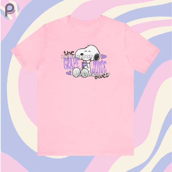 Snoopy Grape Juice Shirt