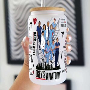 Grey’s Anatomy Movie Glass Can