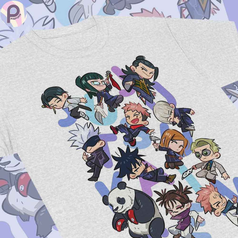 Jujutsu Kaisen Chibi Art JJK Anime Shirt Jujutsu Kaisen Chibi Art JJK Anime Shirt