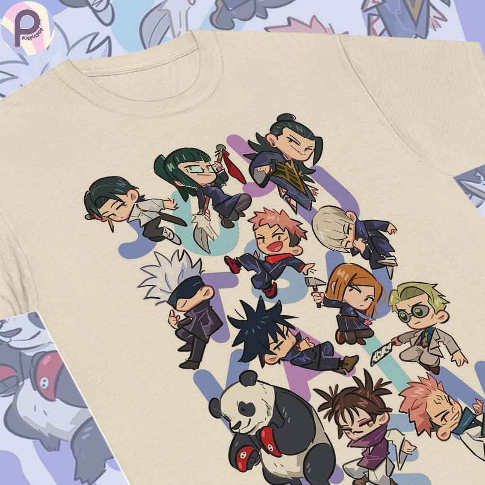 Jujutsu Kaisen Chibi Art JJK Anime Shirt Jujutsu Kaisen Chibi Art JJK Anime Shirt