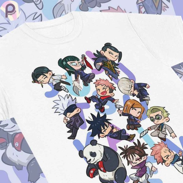 Jujutsu Kaisen Chibi Art JJK Anime Shirt