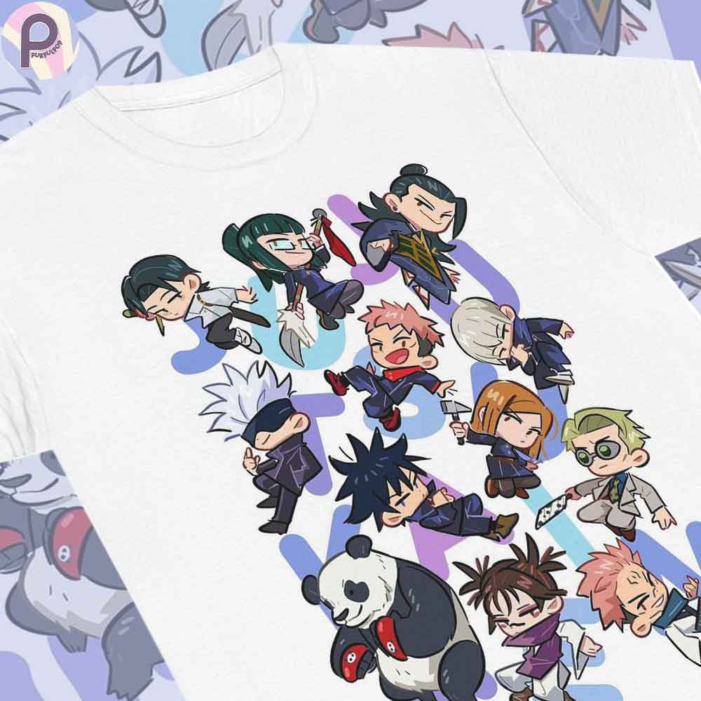 Jujutsu Kaisen Chibi Art JJK Anime Shirt Jujutsu Kaisen Chibi Art JJK Anime Shirt