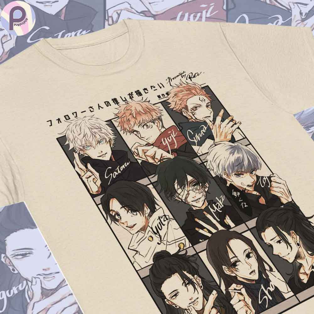 Jujutsu Kaisen Art Anime Manga Shirt Jujutsu Kaisen Art Anime Manga Shirt
