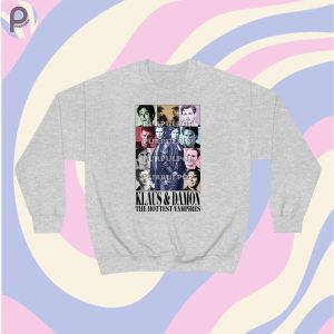 Klaus & Damon The Hottest Vampires Sweatshirt Hoodie