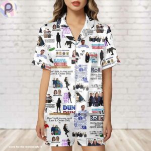 Law and Order Special Victims SVU Pajamas Set