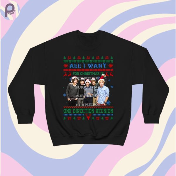 Christmas One Direction Reunion Shirt & Sweatshirt Hoodie