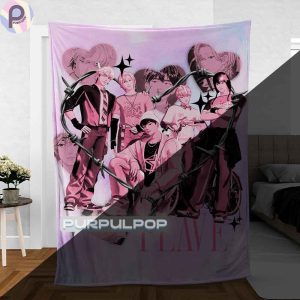 Plave Y2K Kpop Boy Band Blanket