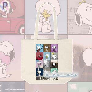 Snoopy Eras Tour TS12 Updated Tote Bag