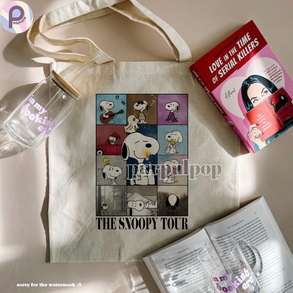 Snoopy Eras Tour Tote Bag