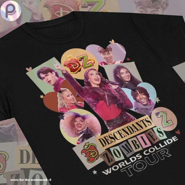 Descendants Zombies World Tour 2025 Shirt
