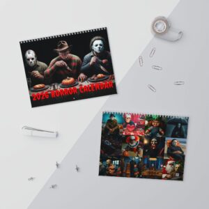 Horror Movies Character 2026 Calendar