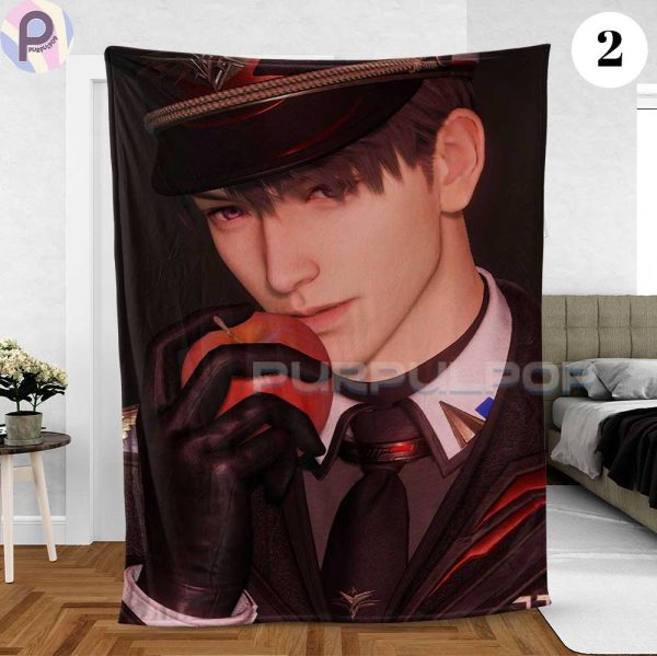 Caleb Love and Deepspace Fleece Blanket
