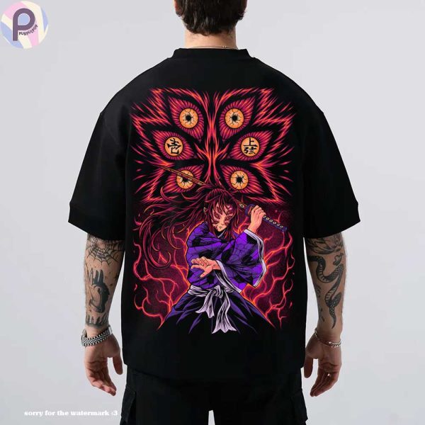 Kokushibou Kimetsu no Yaiba Demon Slayer Shirt