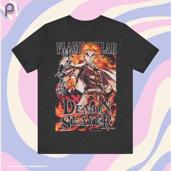 Flame Hashira Kyojuro Rengoku Vintage Demon Slayer Shirt