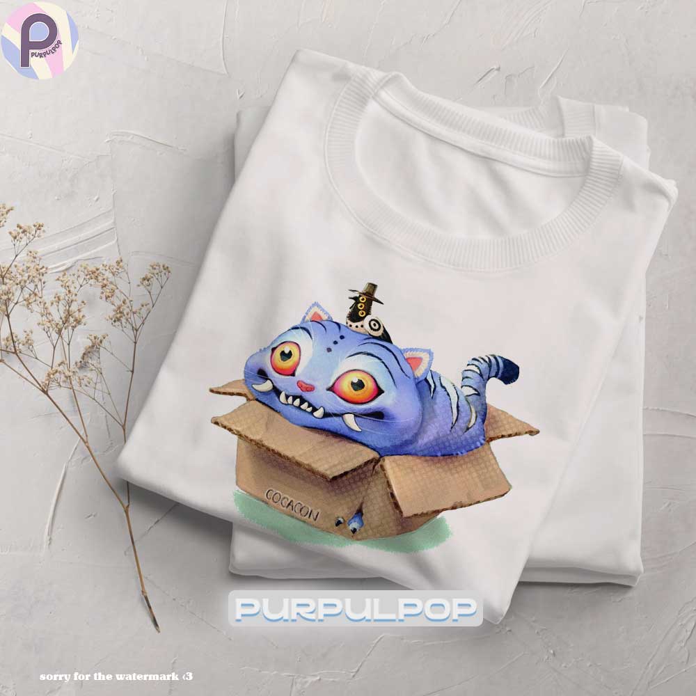 Derpy Blue Tiger and Bird Kpop Demon Hunters Shirt Derpy Blue Tiger and Bird Kpop Demon Hunters Shirt