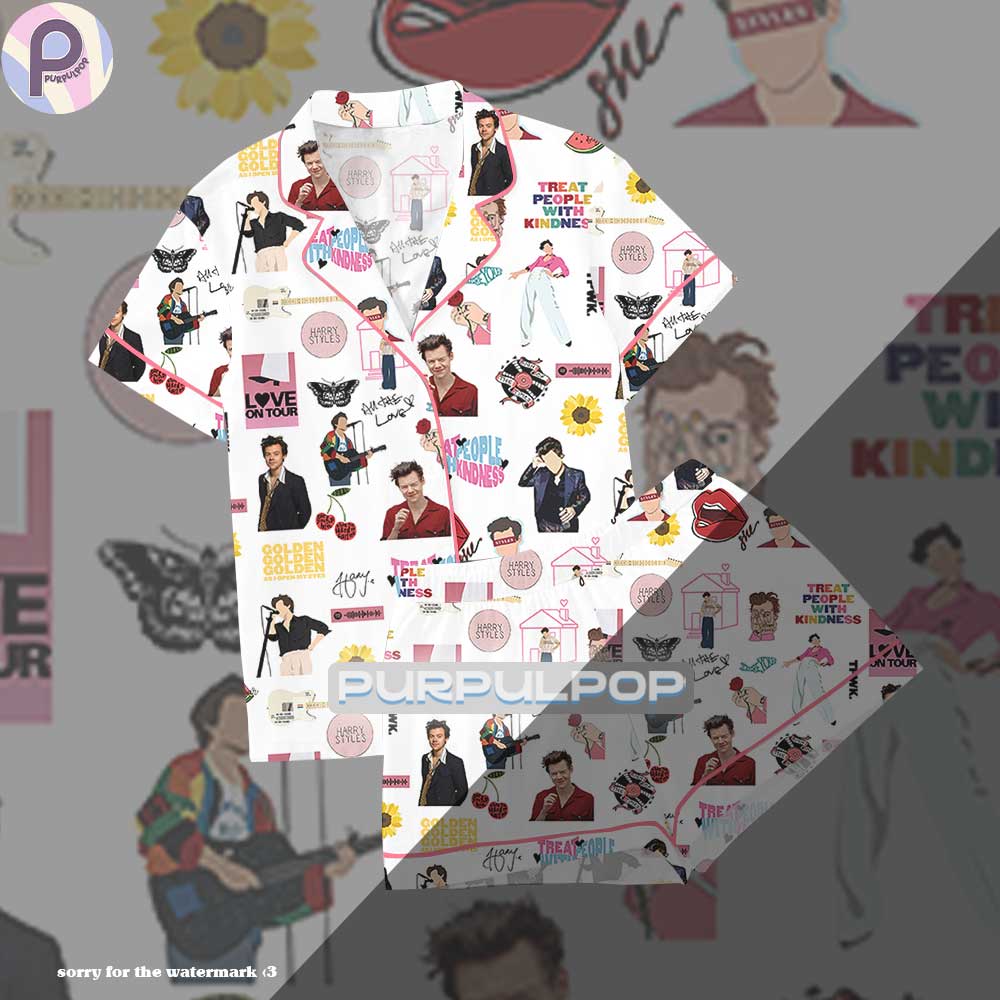 Harry Styles Icon Pajama Set Harry Styles Icon Pajama Set