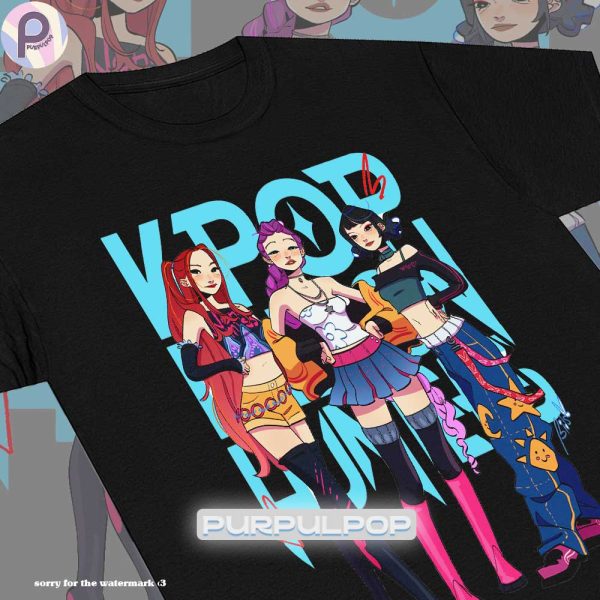 Huntrix Kpop Demon Hunters Rumi Mira Zoey Shirt