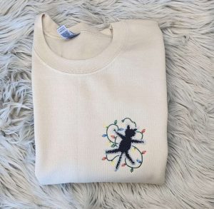 Cat Embroidered Shirt