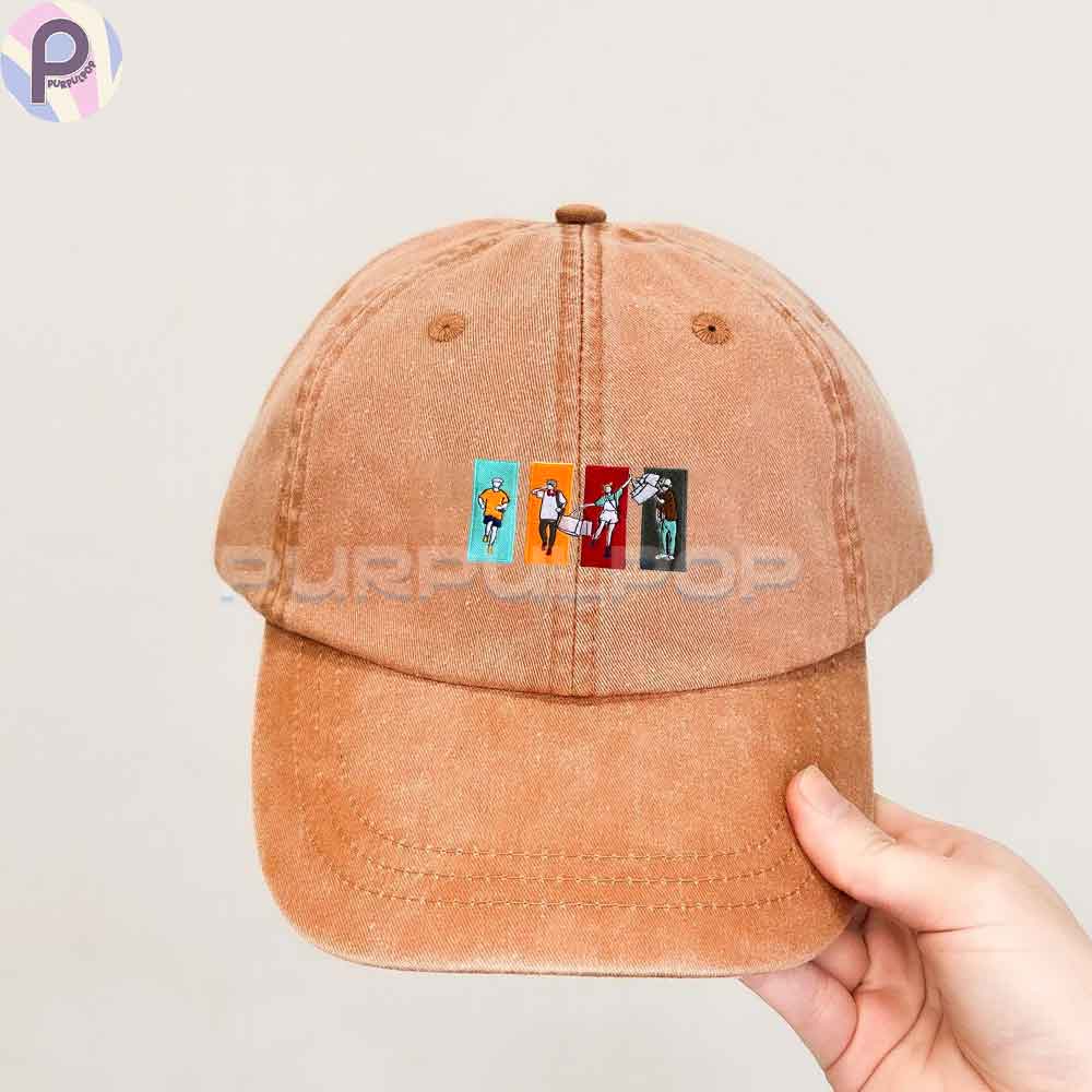 Jujutsu Kaisen Embroidered Washed Hat Jujutsu Kaisen Embroidered Washed Hat