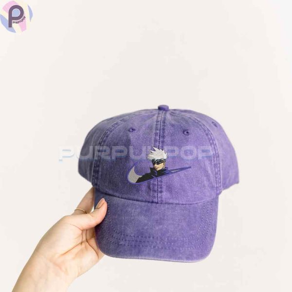 Gojo Satoru JJK Embroidered Washed Hat