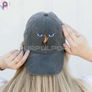 Gojo Blue Eyes JJK Embroidered Washed Hat