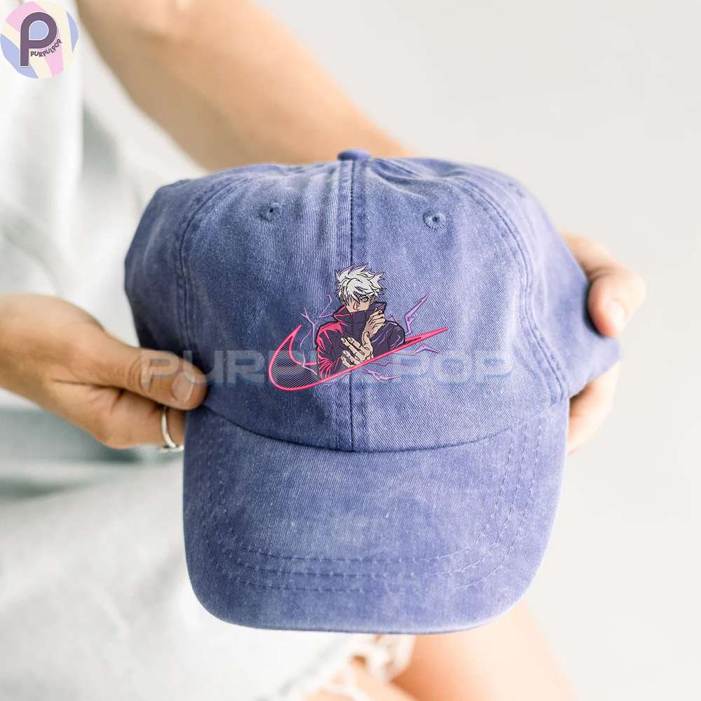 Gojo Satoru JJK Embroidered Washed Hat Gojo Satoru JJK Embroidered Washed Hat