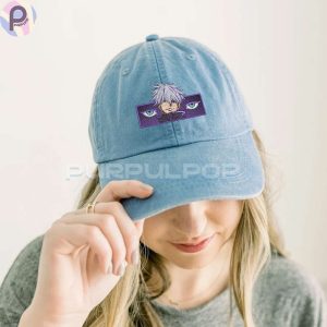 Gojo Satoru JJK Embroidered Washed Hat