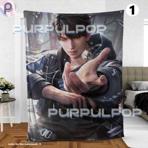 Caleb Love and Deepspace Fleece Blanket