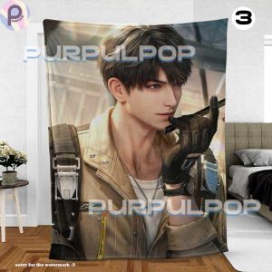 Caleb Love and Deepspace Fleece Blanket