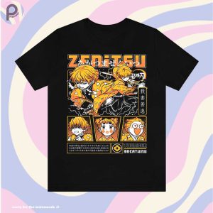 Zenitsu Profile Vintage Demon Slayer Shirt