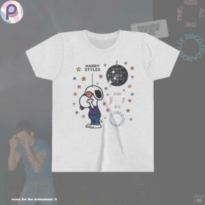 Snoopy Kiss All the Time Harry Styles Baby Tee