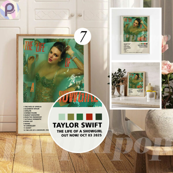 Taylor Swift The Life of a Showgirl TS12 Poster
