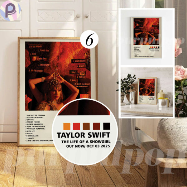 Taylor Swift The Life of a Showgirl TS12 Poster