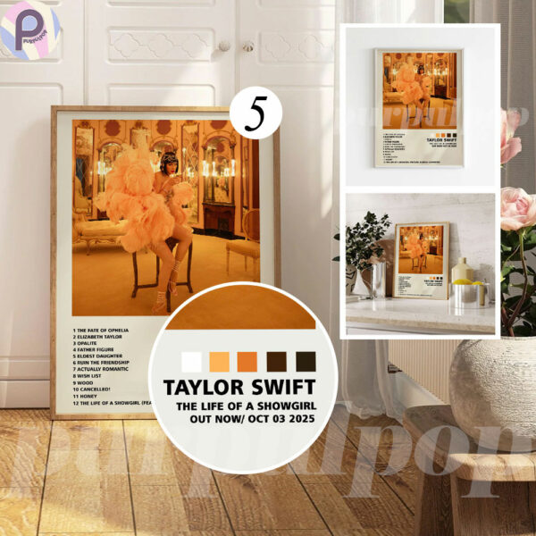 Taylor Swift The Life of a Showgirl TS12 Poster