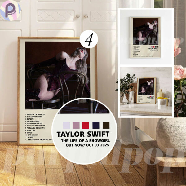 Taylor Swift The Life of a Showgirl TS12 Poster